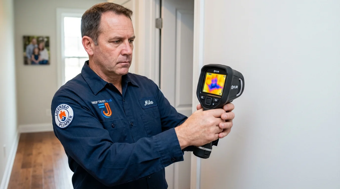 Thermal imaging leak detection by Johns Plumbing LLC in Peachtree City